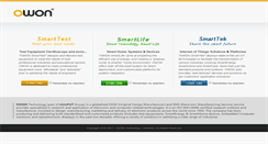 Desktop Screenshot of owon.com