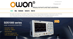 Desktop Screenshot of owon.co.uk